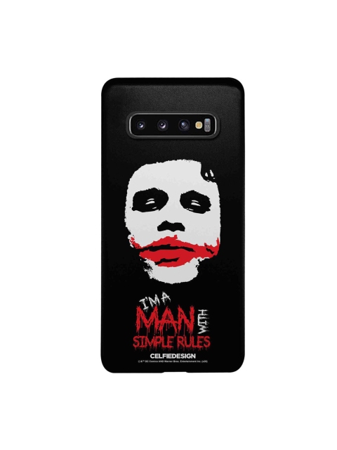 

CelfieDesign Black & White Joker Samsung Galaxy S10 Slim Back Case