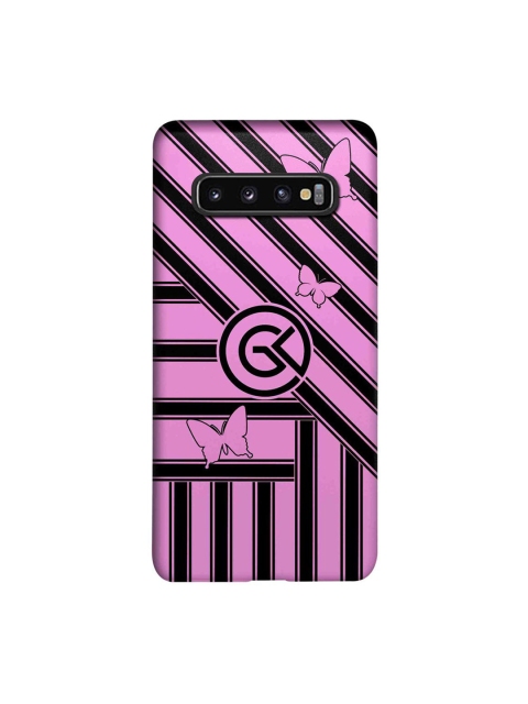 

CelfieDesign Pink & Black The Cycle Samsung Galaxy S10 Slim Back Case