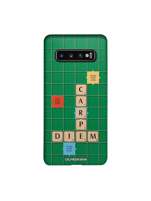 

CelfieDesign Green & Beige Scrabble Game Samsung Galaxy S10 Slim Back Case