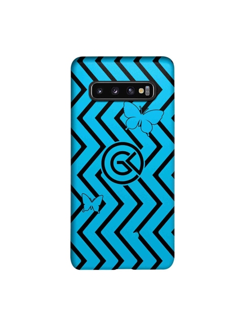 

CelfieDesign Blue & Black Bolt Blue Print Samsung Galaxy S10 Slim Back Case