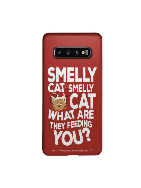 

CelfieDesign Red & White Friends Smelly Cat Samsung S10 Slim Back Case