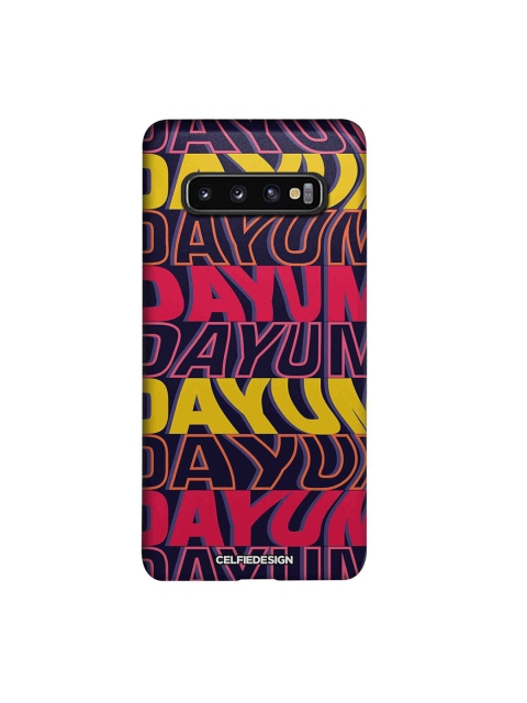 

CelfieDesign Multi-Coloured Dayum Printed Samsung Galaxy S10 Slim Back Case