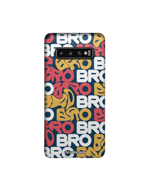 

CelfieDesign Multi-Coloured Bro Samsung Galaxy S10 Slim Back Case