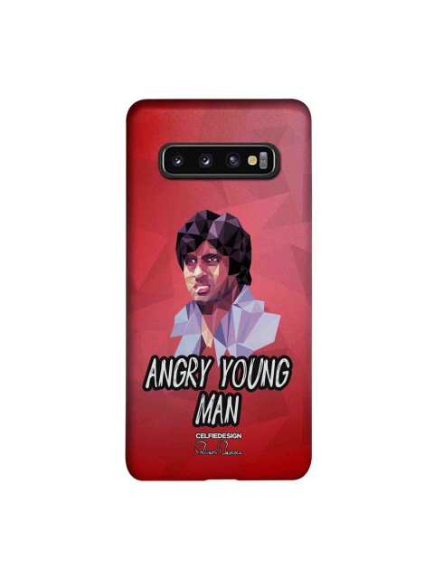 

CelfieDesign Multicoloured AB Angry Young Man Plastic Samsung Galaxy S10 Slim Back Case, Multi