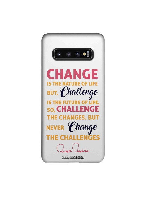 

CelfieDesign Multicoloured Amitabh Bachchan Quotes Samsung Galaxy S10 Slim Back Case, Multi