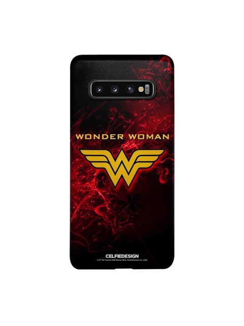 

CelfieDesign Black & Red Wonder Woman Samsung Galaxy S10 Slim Back Case