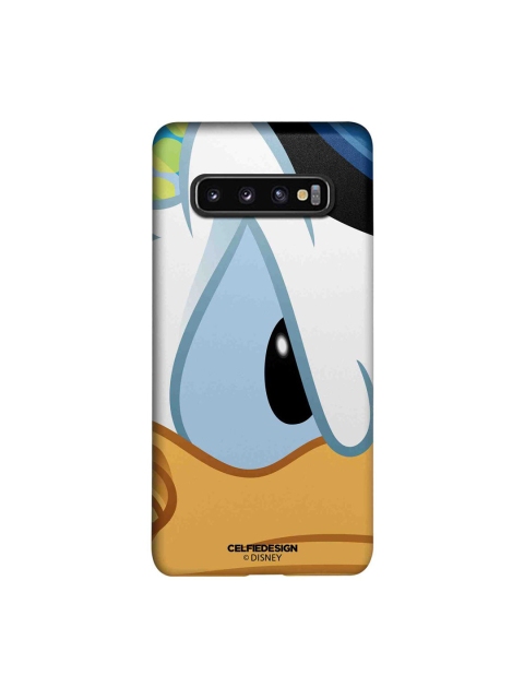 

CelfieDesign White & Yellow Zoom Up Donald Duck Slim Case for Samsung S10