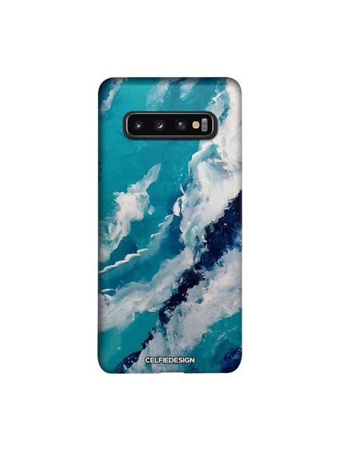 

CelfieDesign Sea Green & White Frothy Waves Samsung Galaxy S10 Slim Back Case