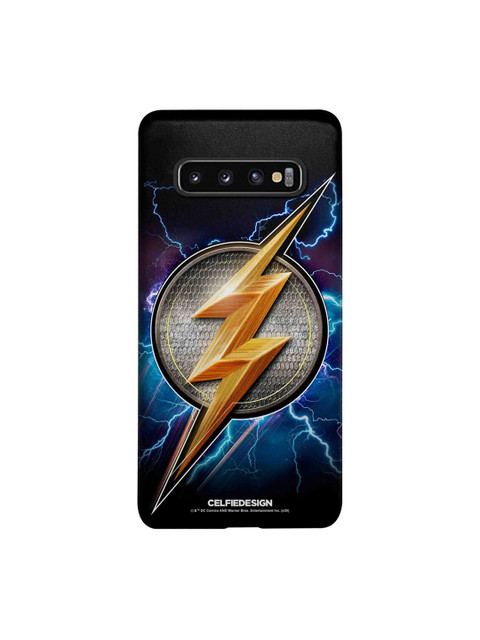 

CelfieDesign Multi-Coloured Flash Storm Samsung Galaxy S10 Slim Back Case