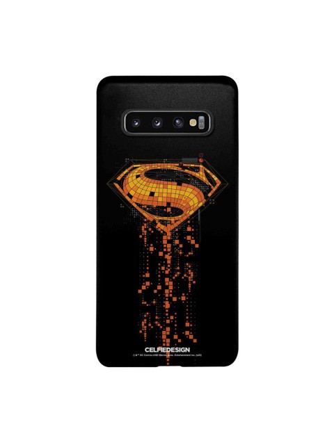 

CelfieDesign Black & Yellow Superman Mosaic Samsung S10 Slim Back Case