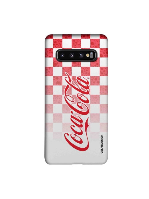 

CelfieDesign White & Red Printed Plastic Samsung Galaxy S10 Slim Back Case