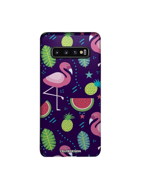 

CelfieDesign Blue & Pink Flamingo Samsung S10 Slim Back Case
