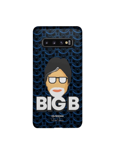 

CelfieDesign Black & Blue Big B Forever Plastic Samsung Galaxy S10 Slim Back Case
