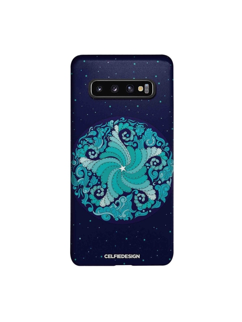 

CelfieDesign Samsung S10 Starfish Mandala Print Slim Back Case, Blue