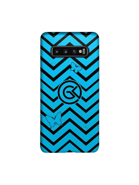 

CelfieDesign Blue & Black Waves Samsung S10 Slim Back Case