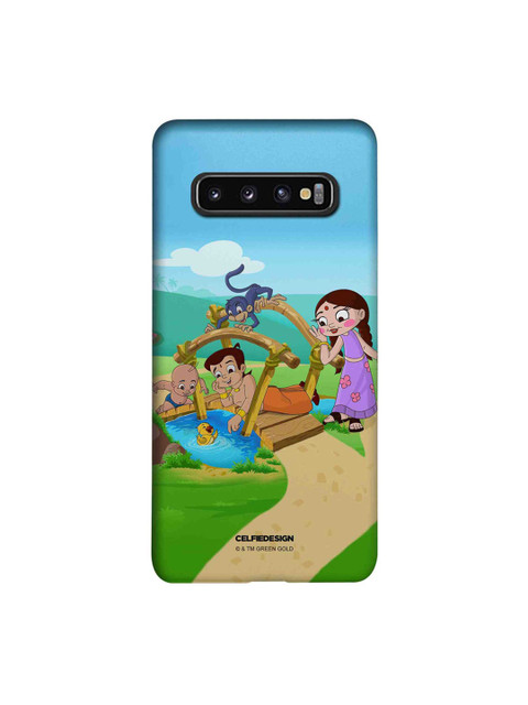 

CelfieDesign Blue & Green Chota Bheem Printed Samsung Galaxy S10 Slim Back Case