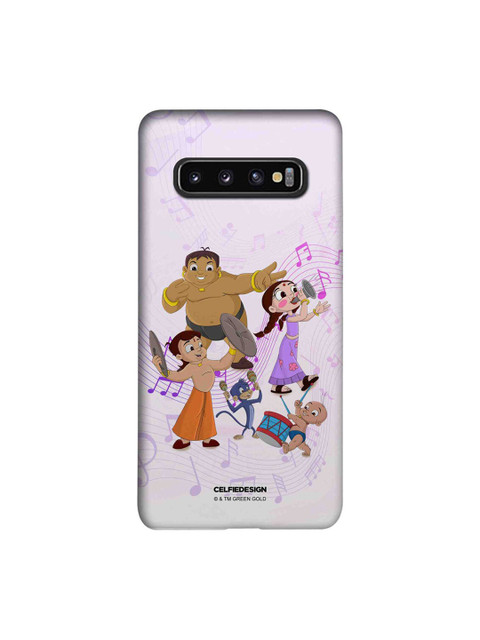 

CelfieDesign Multi-Coloured Chota Bheem Samsung Galaxy S10 Back Case