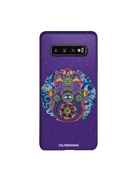 

CelfieDesign Purple & Pink Humsa Mandala Samsung Galaxy S10 Slim Back Case