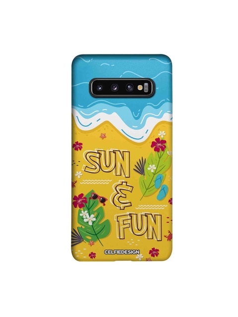 

CelfieDesign Yellow & Blue Sun And Fun Samsung Glaxy S10 Back Case