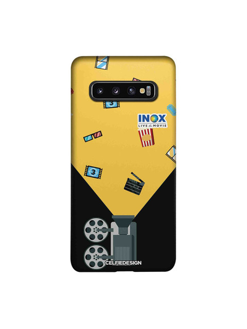 

CelfieDesign Yellow & Black Inox Cinema Samsung Galaxy S10 Slim Back Case