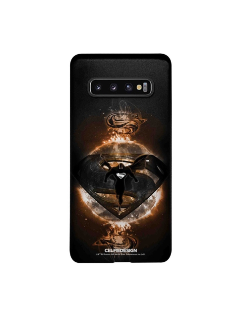 

CelfieDesign Black & Orange Superman Rage Samsung Galaxy S10 Slim Back Case