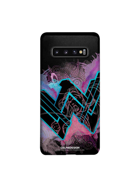 

CelfieDesign Black & Blue Wonder Woman Splash Samsung Glaxy S10 Back Case