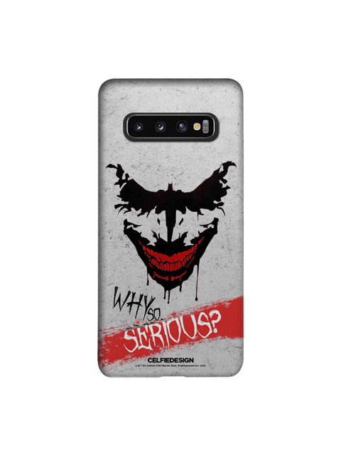 

CelfieDesign Grey & Black Seriously Crazy Samsung Galaxy S10 Slim Back Case