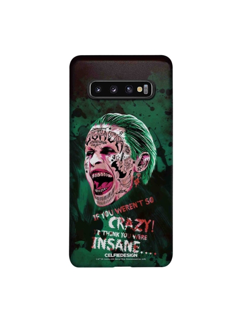 

CelfieDesign Black & Green Crazy Insane Joker Samsung S10 Slim Back Case