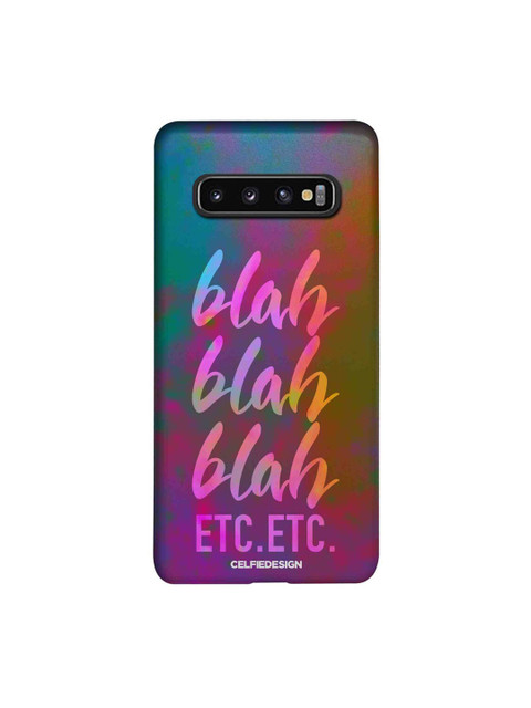 

CelfieDesign Pink & Green Blah Blah Samsung Galaxy S10 Slim Back Case