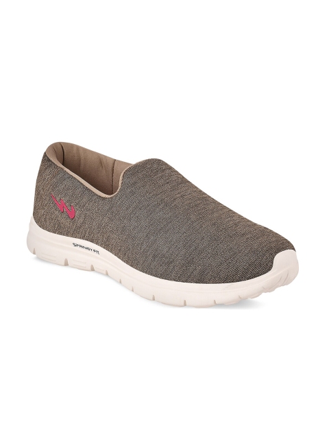 

Campus Women Beige & Grey Solid Walking Shoes