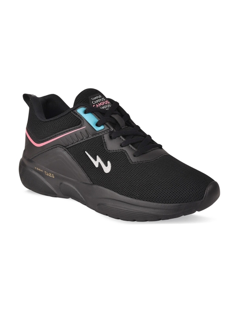 

Campus Women Black Solid Running Shoes