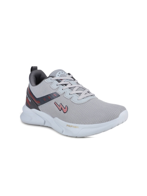 

Campus Men Grey Mesh Running Shoes