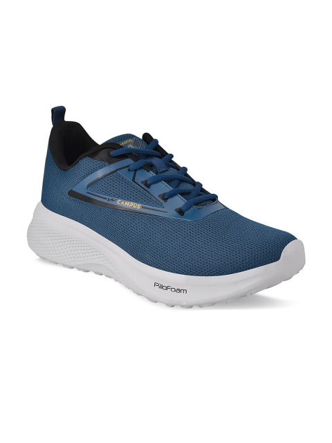 

Campus Men Blue Solid Mesh Running Shoes