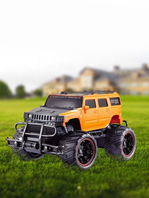 

Wembley Toys Kids Yellow Large Rock RC Crawler Mad Racing Radio Control Car Toy