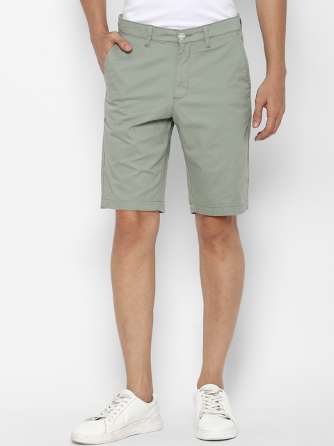 

Allen Solly Men Grey Slim Fit Shorts