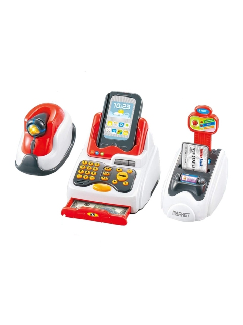 

Wembley Toys Kids Red & Black Pretend Play Smart Cash Register Toy