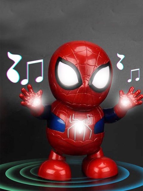 

Wembley Toys Kids Red Dancing Superhero Action Figure