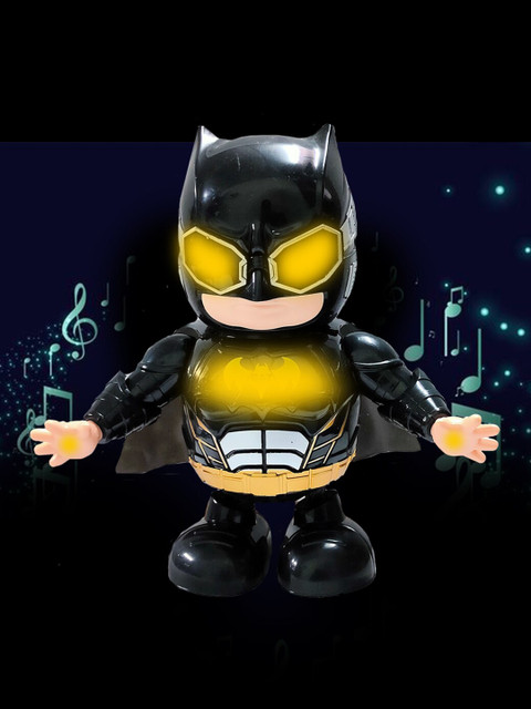 

Wembley Toys Black Batman Action Figure with Music Flashlight Battery Operated