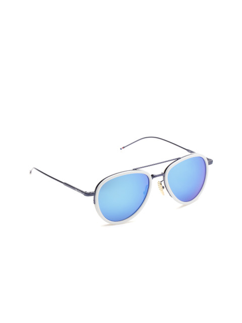 

Hello Kitty Women Mirrored Oval Sunglasses HK-1858_C6, Blue