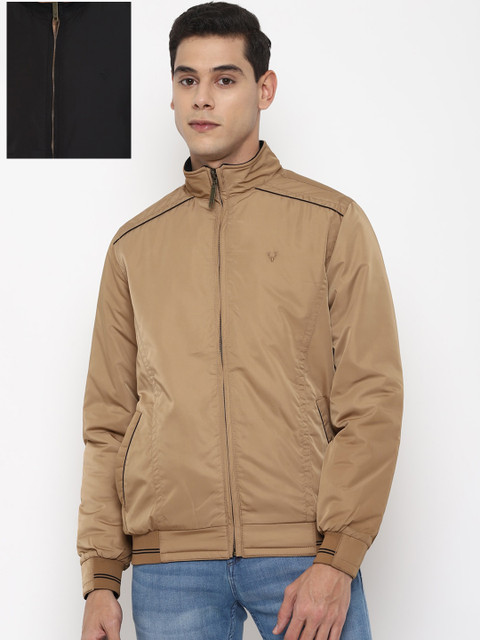 

Allen Solly Men Black Reversible Bomber Jacket