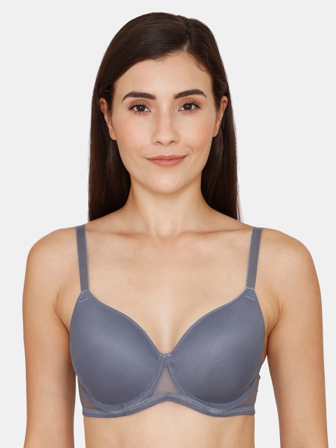 

Zivame Grey Bra Underwired Lightly Padded