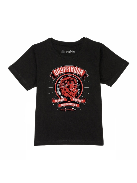 

Harry Potter by Wear Your Mind Boys Black Printed T-shirt