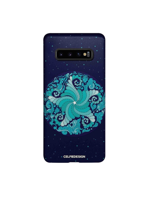 

CelfieDesign Navy Blue Starfish Mandala Samsung Galaxy S10 Plus Slim Back Case