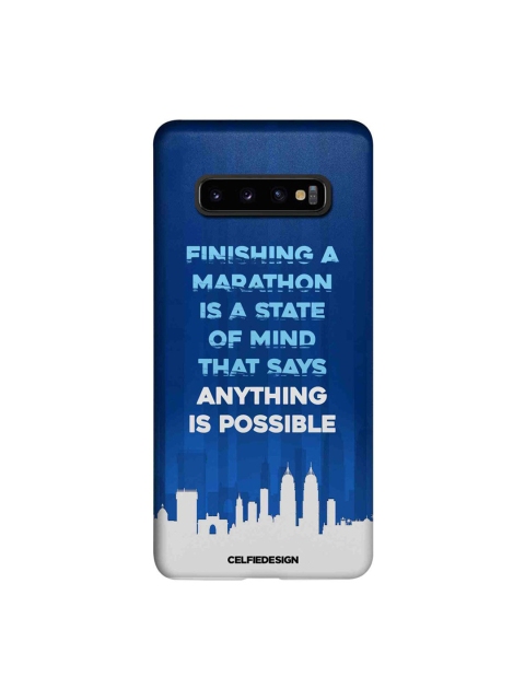 

CelfieDesign Blue & White Anything Is Possible Samsung Galaxy S10 Plus Slim Back Case