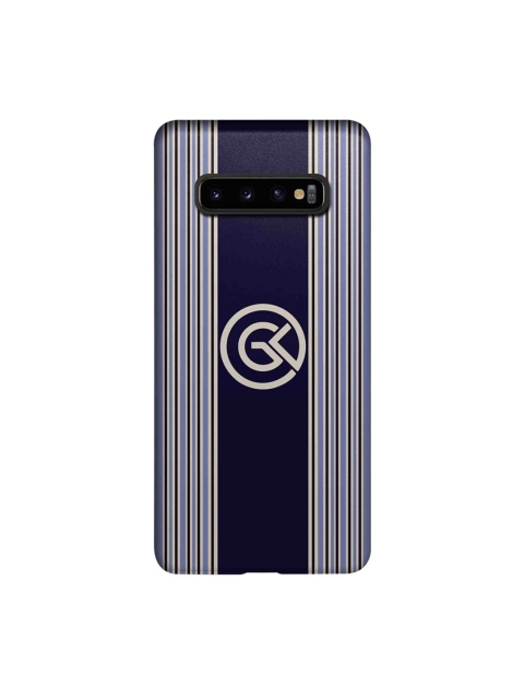 

CelfieDesign Blue & Black Printed Plastic Samsung Galaxy S10 Plus Slim Back Case