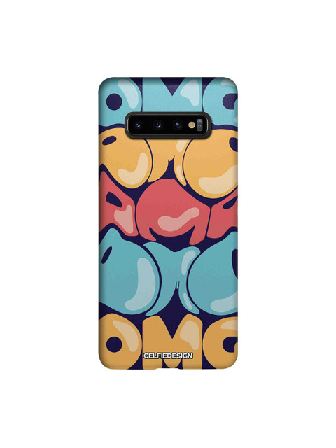 

CelfieDesign Blue & Yellow OMG Samsung Galaxy S10 Plus Slim Back Case