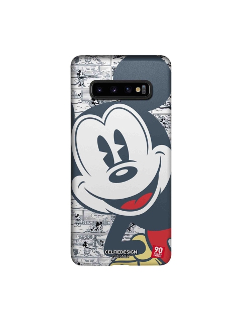 

CelfieDesign Grey & White Mickey Comicstrip Plastic Samsung Galaxy S10 Plus Slim Back Case