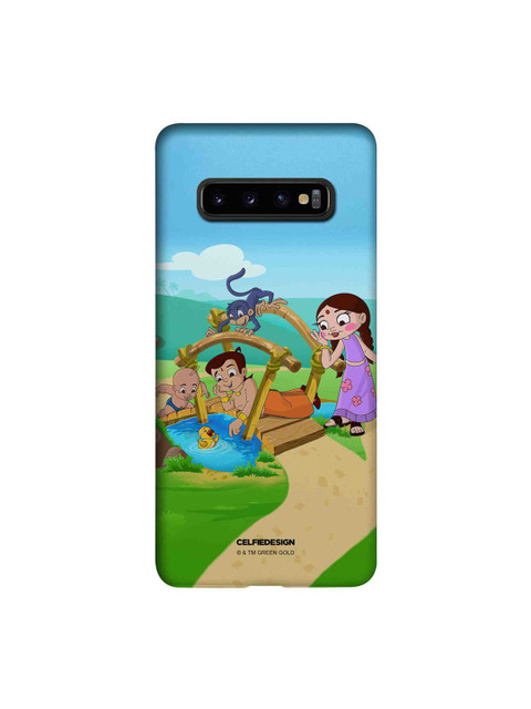 

CelfieDesign Multi-Coloured Chota Bheem & The Duck Samsung S10 Plus Slim Back Case