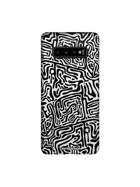 

CelfieDesign Black & White Maze Abstract Samsung Galaxy S10 Plus Slim Back Case