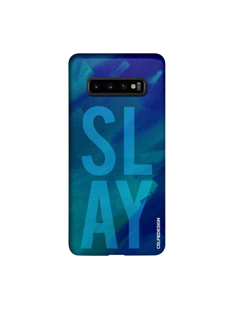

CelfieDesign Blue & Sea Green Slay Samsung Galaxy S10 Plus Slim Back Case